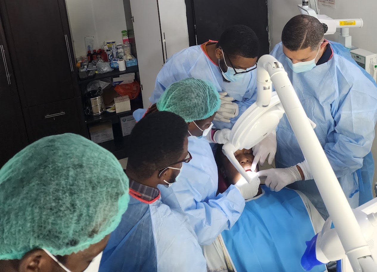 SmilePlug clinical team during a procedure