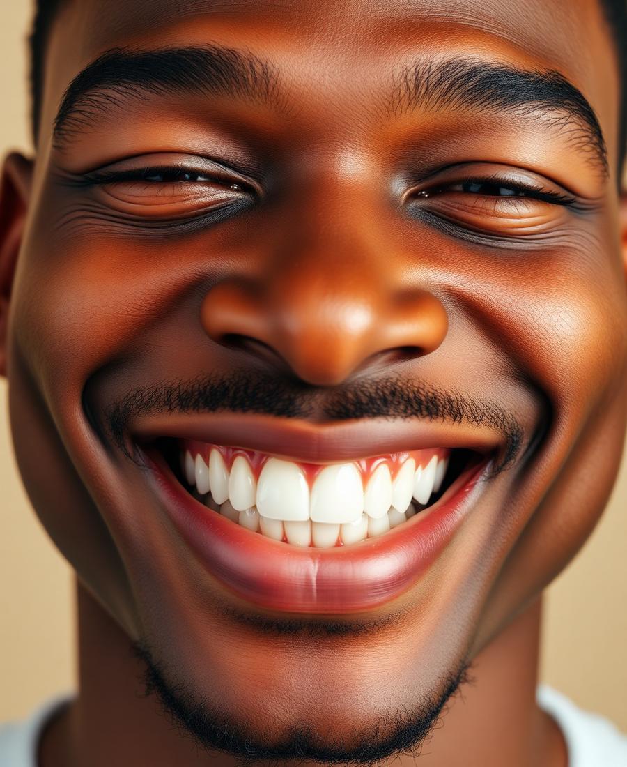 Patient smile result